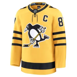 Fanatics Pittsburgh Penguins Sidney Crosby Pelipaita 2025-2026 Kolmos Premium Kulta