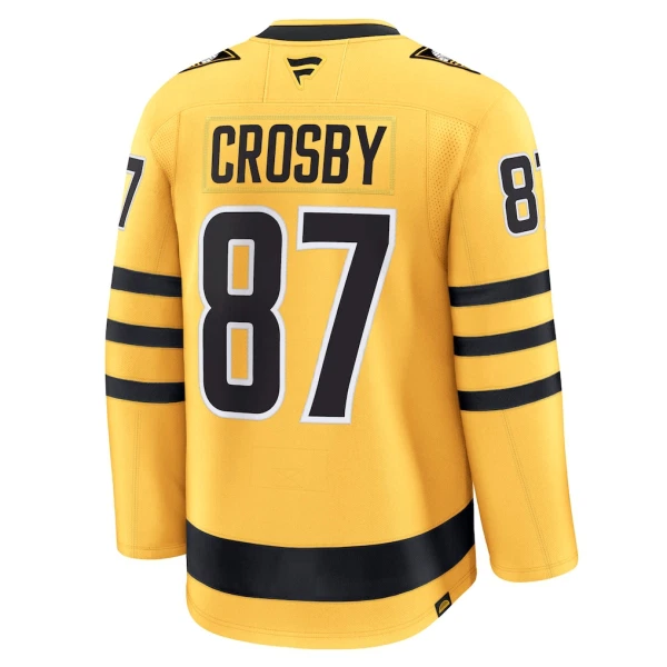 Fanatics Pittsburgh Penguins Sidney Crosby Pelipaita 2025-2026 Kolmos Premium Kulta