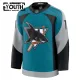 Fanatics San Jose Sharks Macklin Celebrini Lasten Pelipaita 2025-2026 Kolmos Premium Teal