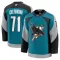 Fanatics San Jose Sharks Macklin Celebrini Pelipaita 2025-2026 Kolmos Premium Teal