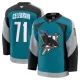 Fanatics San Jose Sharks Macklin Celebrini Pelipaita 2025-2026 Kolmos Premium Teal