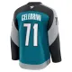 Fanatics San Jose Sharks Macklin Celebrini Pelipaita 2025-2026 Kolmos Premium Teal
