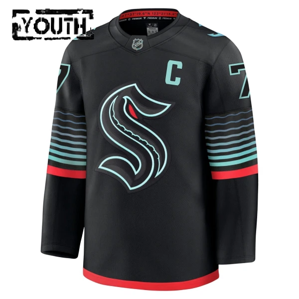 Fanatics Seattle Kraken Jordan Eberle Lasten Pelipaita 2025-2026 Kolmos Premium Musta