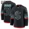 Fanatics Seattle Kraken Philipp Grubauer Lasten Pelipaita 2025-2026 Kolmos Premium Musta