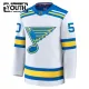 Fanatics St. Louis Blues Jordan Binnington Lasten Pelipaita 2025-2026 Vieras Premium Valkoinen