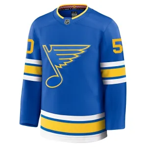 Fanatics St. Louis Blues Jordan Binnington Pelipaita 2025-2026 Koti Premium Sininen