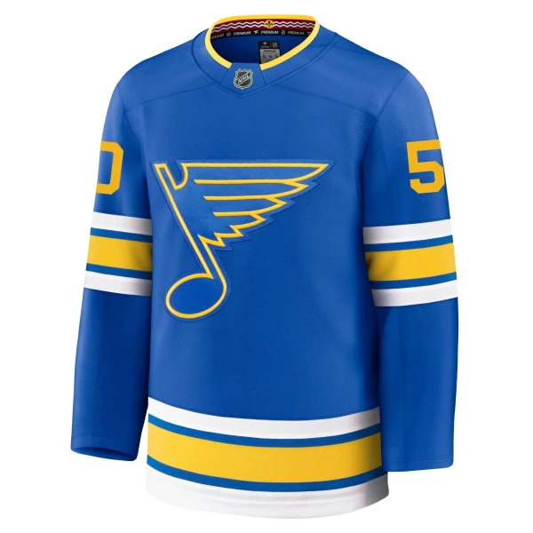 Fanatics St. Louis Blues Jordan Binnington Pelipaita 2025-2026 Koti Premium Sininen