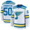 Fanatics St. Louis Blues Jordan Binnington Pelipaita 2025-2026 Vieras Premium Valkoinen