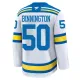 Fanatics St. Louis Blues Jordan Binnington Pelipaita 2025-2026 Vieras Premium Valkoinen