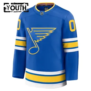Fanatics St. Louis Blues Lasten Pelipaita 2025-2026 Koti Premium Sininen ( Omalla Nimellä )