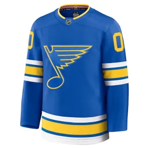 Fanatics St. Louis Blues Pelipaita 2025-2026 Koti Premium Sininen ( Omalla Nimellä )