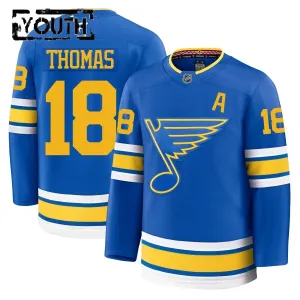 Fanatics St. Louis Blues Robert Thomas Lasten Pelipaita 2025-2026 Koti Premium Sininen