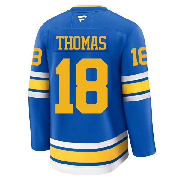 Fanatics St. Louis Blues Robert Thomas Pelipaita 2025-2026 Koti Premium Sininen