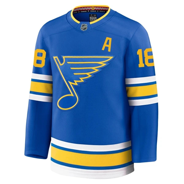 Fanatics St. Louis Blues Robert Thomas Pelipaita 2025-2026 Koti Premium Sininen