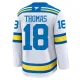 Fanatics St. Louis Blues Robert Thomas Pelipaita 2025-2026 Vieras Premium Valkoinen