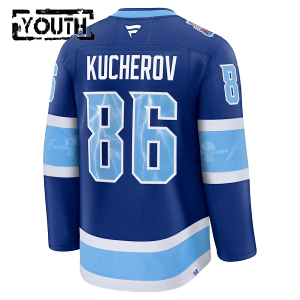 Fanatics Tampa Bay Lightning Nikita Kucherov Lasten Pelipaita 2025-2026 Premium Stadium Series Sininen