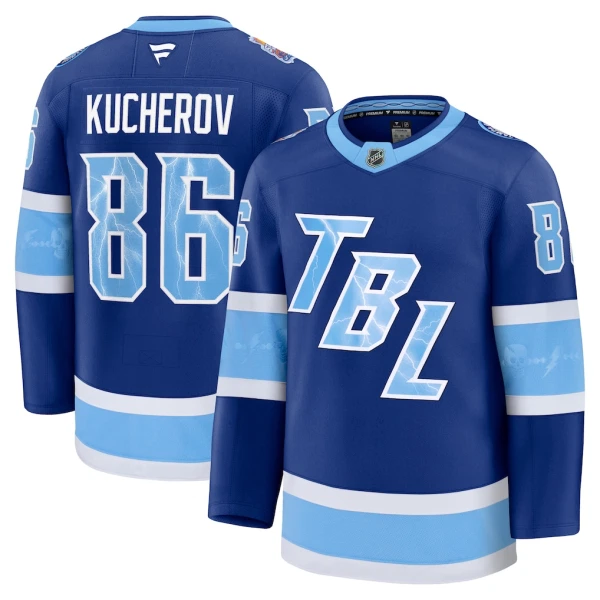 Fanatics Tampa Bay Lightning Nikita Kucherov Pelipaita 2025-2026 Premium Stadium Series Sininen