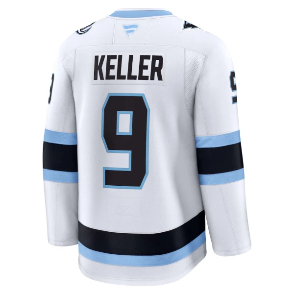 Fanatics Utah Hockey Club Clayton Keller Pelipaita Vieras Premium Valkoinen