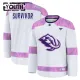 Fanatics Utah Hockey Club Lasten Pelipaita Hockey Fights Cancer Practice Valkoinen ( Omalla Nimellä )