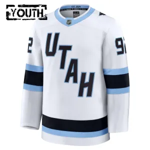 Fanatics Utah Hockey Club Logan Cooley Lasten Pelipaita Vieras Premium Valkoinen