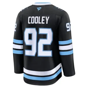 Fanatics Utah Hockey Club Logan Cooley Pelipaita 2025-2026 Koti Premium Musta