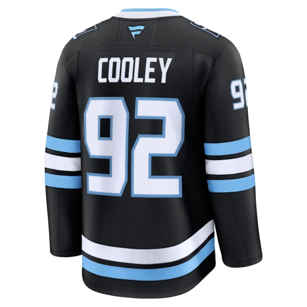 Fanatics Utah Hockey Club Logan Cooley Pelipaita 2025-2026 Koti Premium Musta