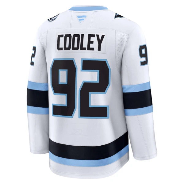 Fanatics Utah Hockey Club Logan Cooley Pelipaita Vieras Premium Valkoinen