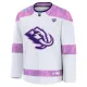 Fanatics Utah Hockey Club Pelipaita Hockey Fights Cancer Practice Valkoinen ( Omalla Nimellä )