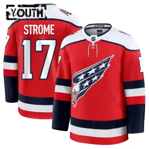 Fanatics Washington Capitals Dylan Strome Lasten Pelipaita 2025-2026 Kolmos Premium Punainen