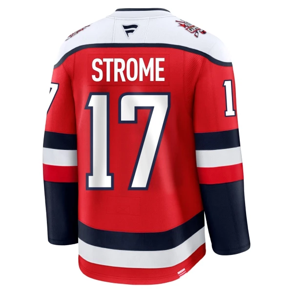 Fanatics Washington Capitals Dylan Strome Pelipaita 2025-2026 Kolmos Premium Punainen
