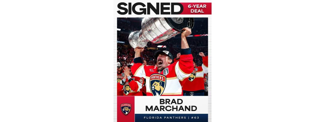 Brad Marchandin 1000 pisteen virstanpylväs: Bruinsista Panthersiin, yksi pelipaita, yksi legenda