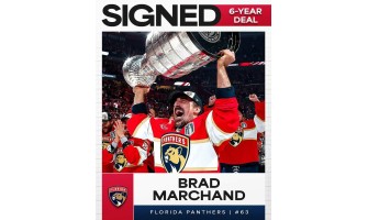 Brad Marchandin 1000 pisteen virstanpylväs: Bruinsista Panthersiin, yksi pelipaita, yksi legenda