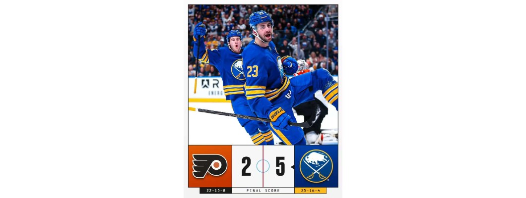 Nuori armeija paljastettu: Buffalo Sabresin pelipaidat käynnistävät voittoputken