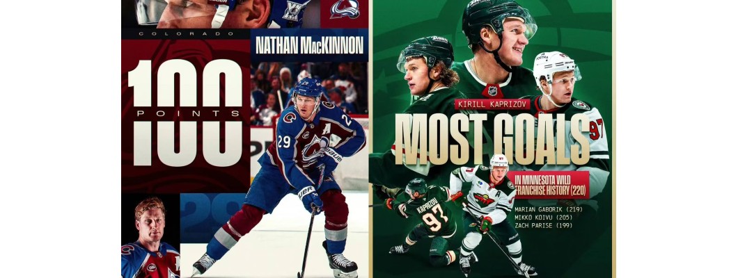 Merkittävä ilta: Avalanchen ja Wildin pelipaidat kirjoittavat uutta historiaa Merkittävä ilta: Avalanchen ja Wildin pelipaidat kirjoittavat uutta historiaa