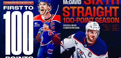 100 pisteen dynastia ja lopullinen kruunu: Conor McDavidin jääkiekkolegenda