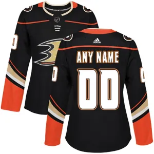 Adidas Anaheim Ducks Naisten Pelipaita Authentic Musta ( Omalla Nimellä )