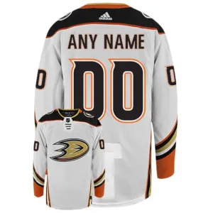 Adidas Anaheim Ducks Pelipaita Valkoinen ( Omalla Nimellä )