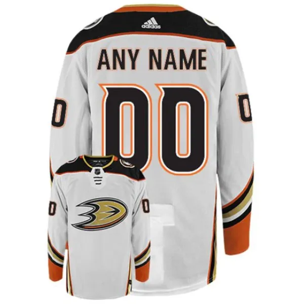 Adidas Anaheim Ducks Pelipaita Valkoinen ( Omalla Nimellä )