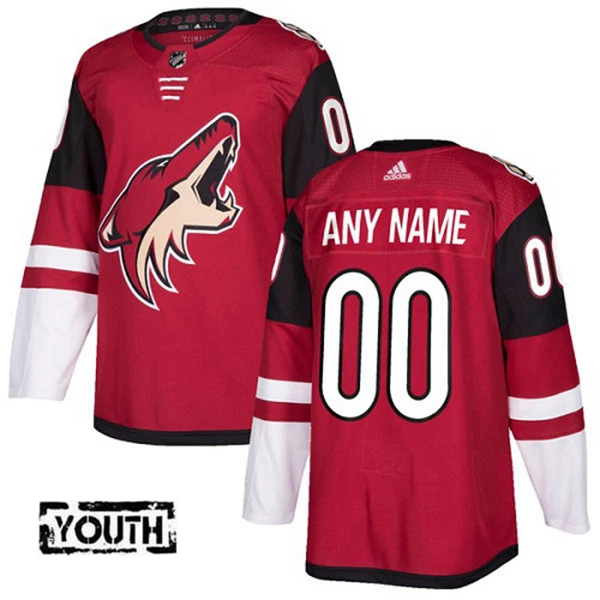 Adidas Arizona Coyotes Lasten Pelipaita Authentic Punainen ( Omalla Nimellä ) Adidas Arizona Coyotes Lasten Pelipaita Authentic Punainen ( Omalla Nimellä )