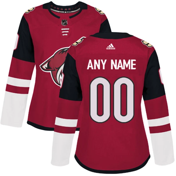 Adidas Arizona Coyotes Naisten Pelipaita Authentic Punainen ( Omalla Nimellä ) Adidas Arizona Coyotes Naisten Pelipaita Authentic Punainen ( Omalla Nimellä )