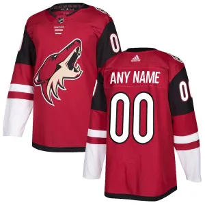 Adidas Arizona Coyotes Pelipaita Authentic Punainen ( Omalla Nimellä ) Adidas Arizona Coyotes Pelipaita Authentic Punainen ( Omalla Nimellä )