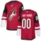 Adidas Arizona Coyotes Pelipaita Authentic Punainen ( Omalla Nimellä )