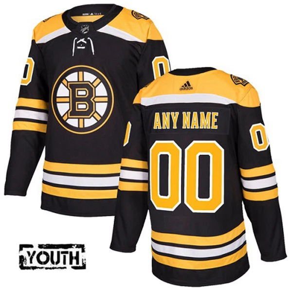 Adidas Boston Bruins Lasten Pelipaita Authentic Musta ( Omalla Nimellä ) Adidas Boston Bruins Lasten Pelipaita Authentic Musta ( Omalla Nimellä )