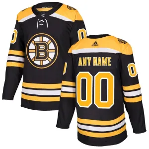 Adidas Boston Bruins Pelipaita Authentic Musta ( Omalla Nimellä )