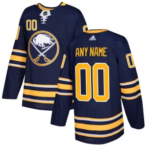 Adidas Buffalo Sabres Pelipaita Authentic Navy ( Omalla Nimellä )