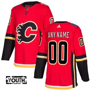 Adidas Calgary Flames Lasten Pelipaita Authentic Punainen ( Omalla Nimellä ) Adidas Calgary Flames Lasten Pelipaita Authentic Punainen ( Omalla Nimellä )