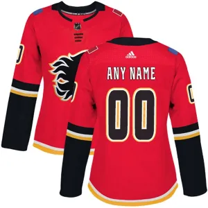 Adidas Calgary Flames Naisten Pelipaita Authentic Punainen ( Omalla Nimellä ) Adidas Calgary Flames Naisten Pelipaita Authentic Punainen ( Omalla Nimellä )