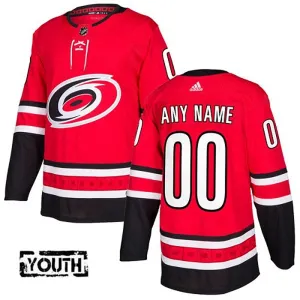 Adidas Carolina Hurricanes Lasten Pelipaita Authentic Punainen ( Omalla Nimellä )