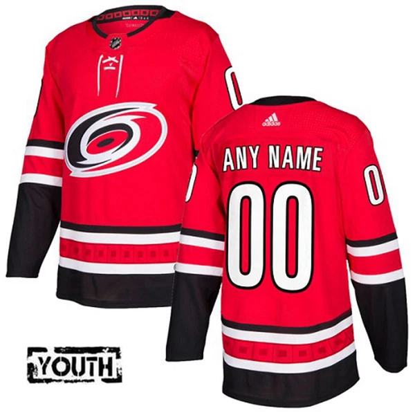 Adidas Carolina Hurricanes Lasten Pelipaita Authentic Punainen ( Omalla Nimellä ) Adidas Carolina Hurricanes Lasten Pelipaita Authentic Punainen ( Omalla Nimellä )