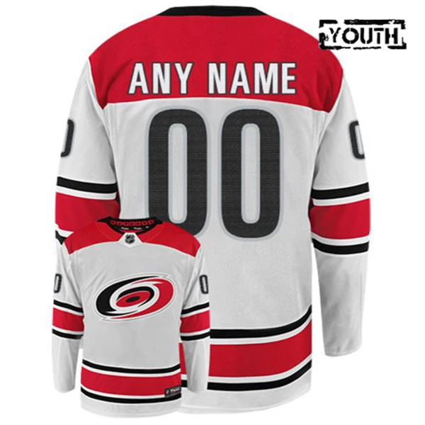Adidas Carolina Hurricanes Lasten Pelipaita Valkoinen ( Omalla Nimellä ) Adidas Carolina Hurricanes Lasten Pelipaita Valkoinen ( Omalla Nimellä )